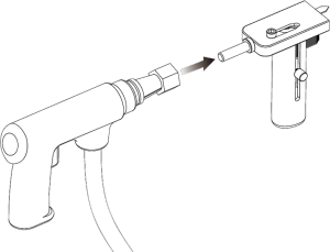 介子连发器-机关枪-与常规焊枪连接示意|森万